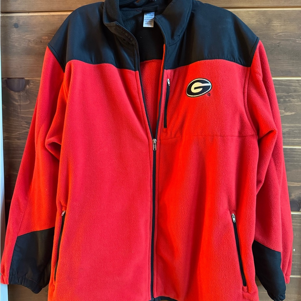 Red and Black Varsity Jacket